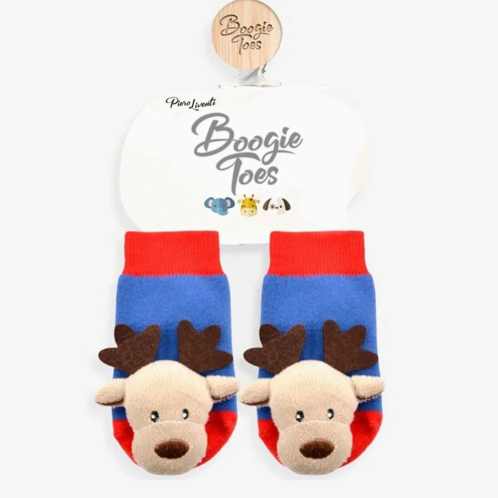 Reindeer Rattle Socks